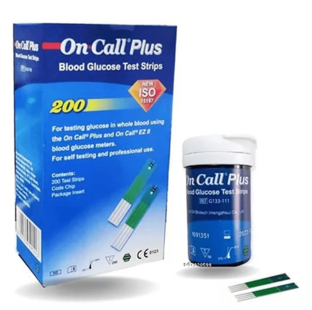 On Call Plus Blood Glucose Test Strips - 200 Count view 2