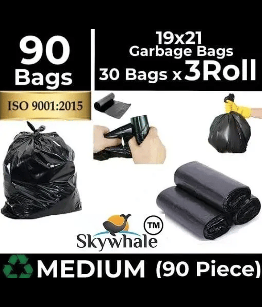 Disposable Black Plastic Garbage Bag