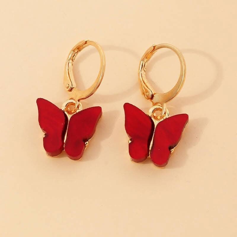 Pinapes Elegant Gold Plated Butterfly Clip-On Earrings for Women & Girls - Set of 2 view 2