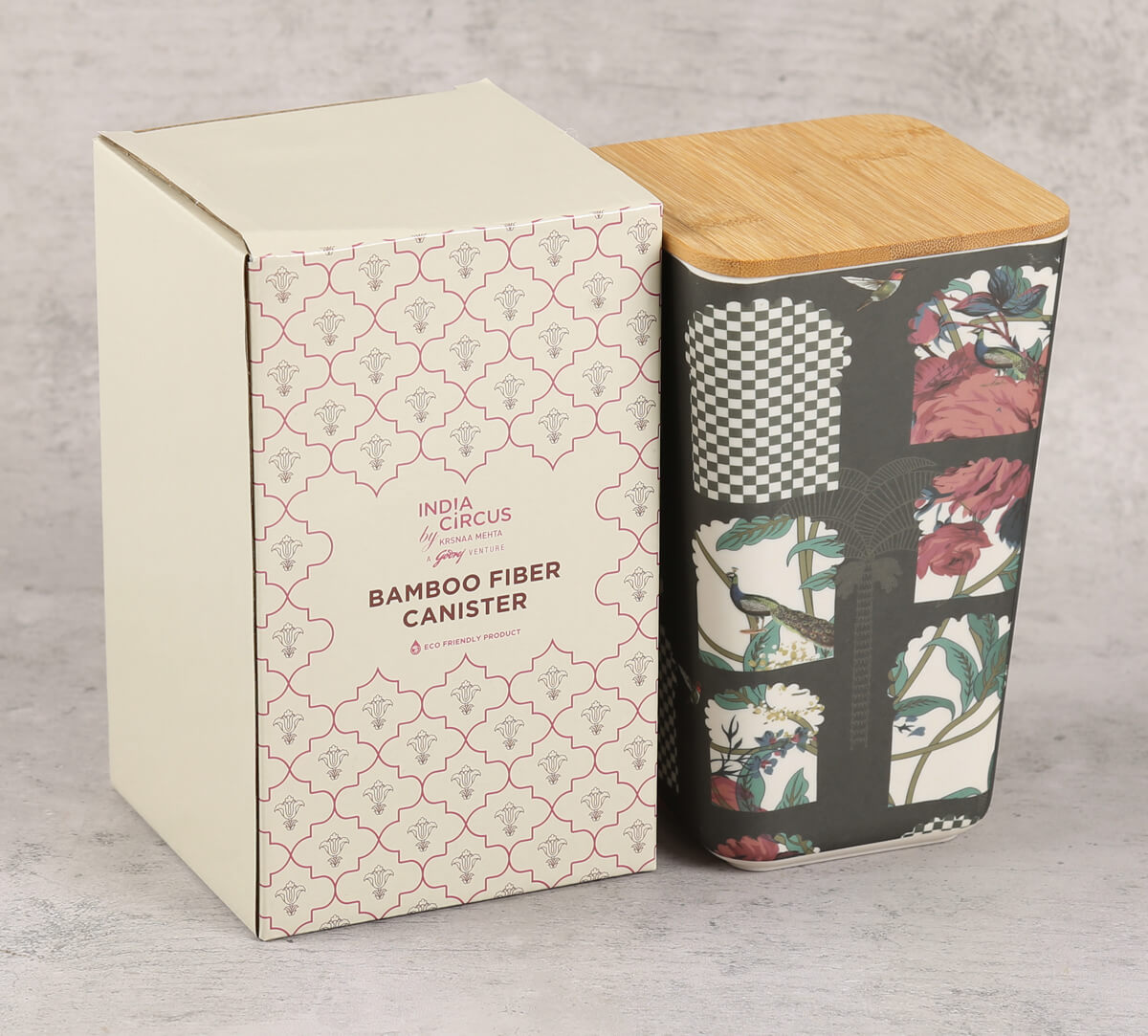 India Circus Signature Windows Small Bamboo Jar view 2