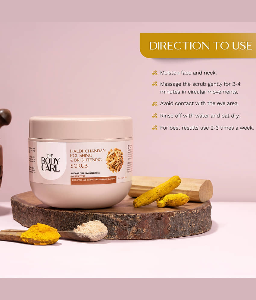 The Body Care Haldi-Chandan Polishing & Brightening Scrub ( 500g) view 2