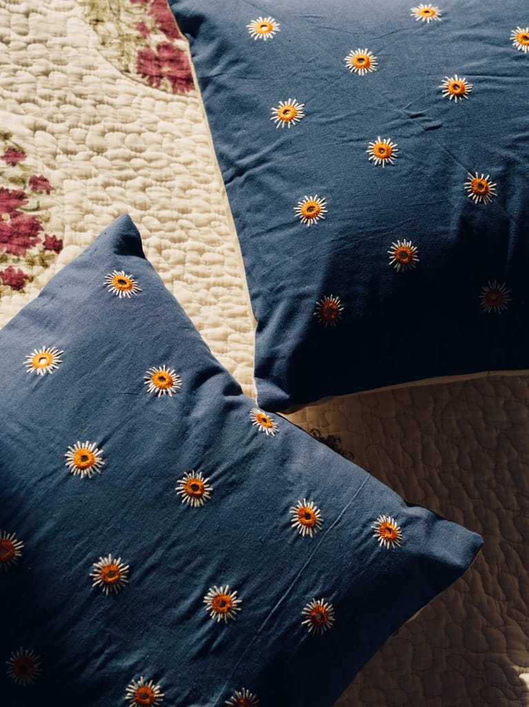 Mirror Work Pillow Cover view 2