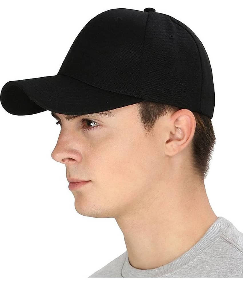THRIFTKART Multi Color Cotton Blend Men's Cap ( Pack of 2 ) view 2