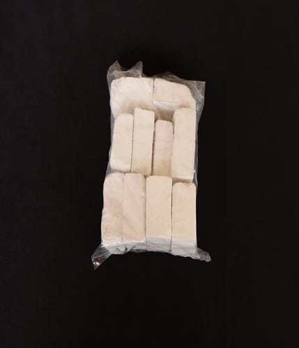 Nlr Urban RANGOLI White Rectangular Blocks pack of 2 view 2