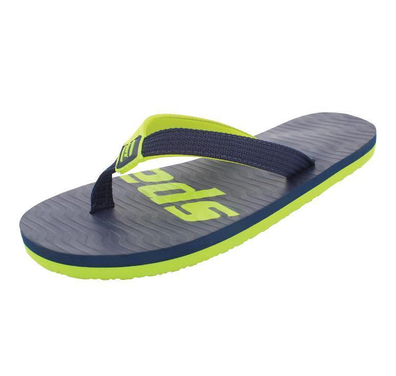 Sparx SF204 Navy Blue Neon Green G No 10 Mens Slipper view 2