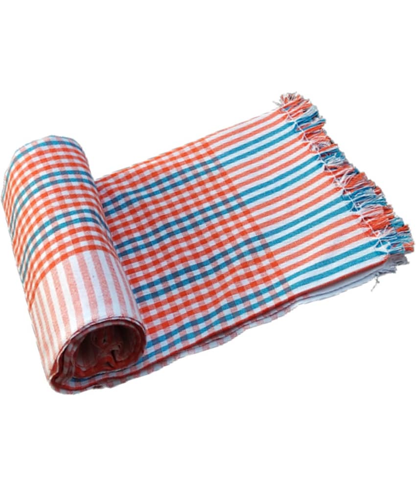 KAKUMANU - Multicolor Cotton Checks Bath Towel (Pack of 4) view 2