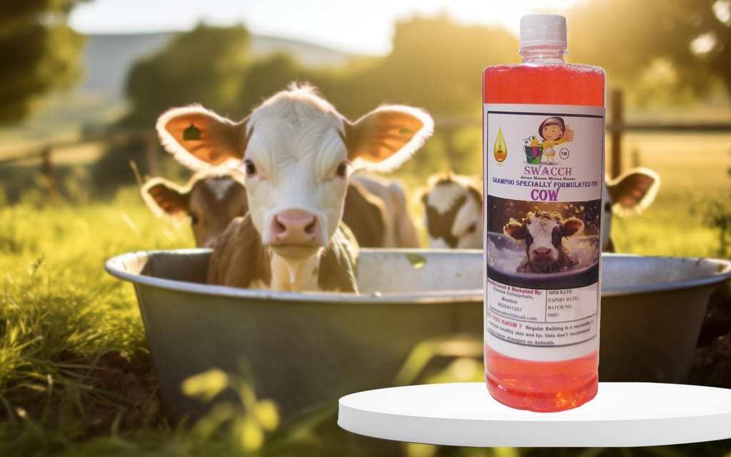 Swacch Shampoo Specially Formulated for Cow (1 Litre) Jasmine view 2