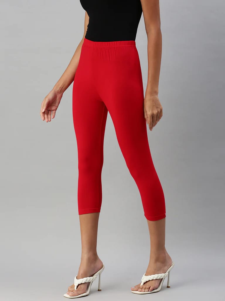 Prisma Leggings capri-Apple Red view 2