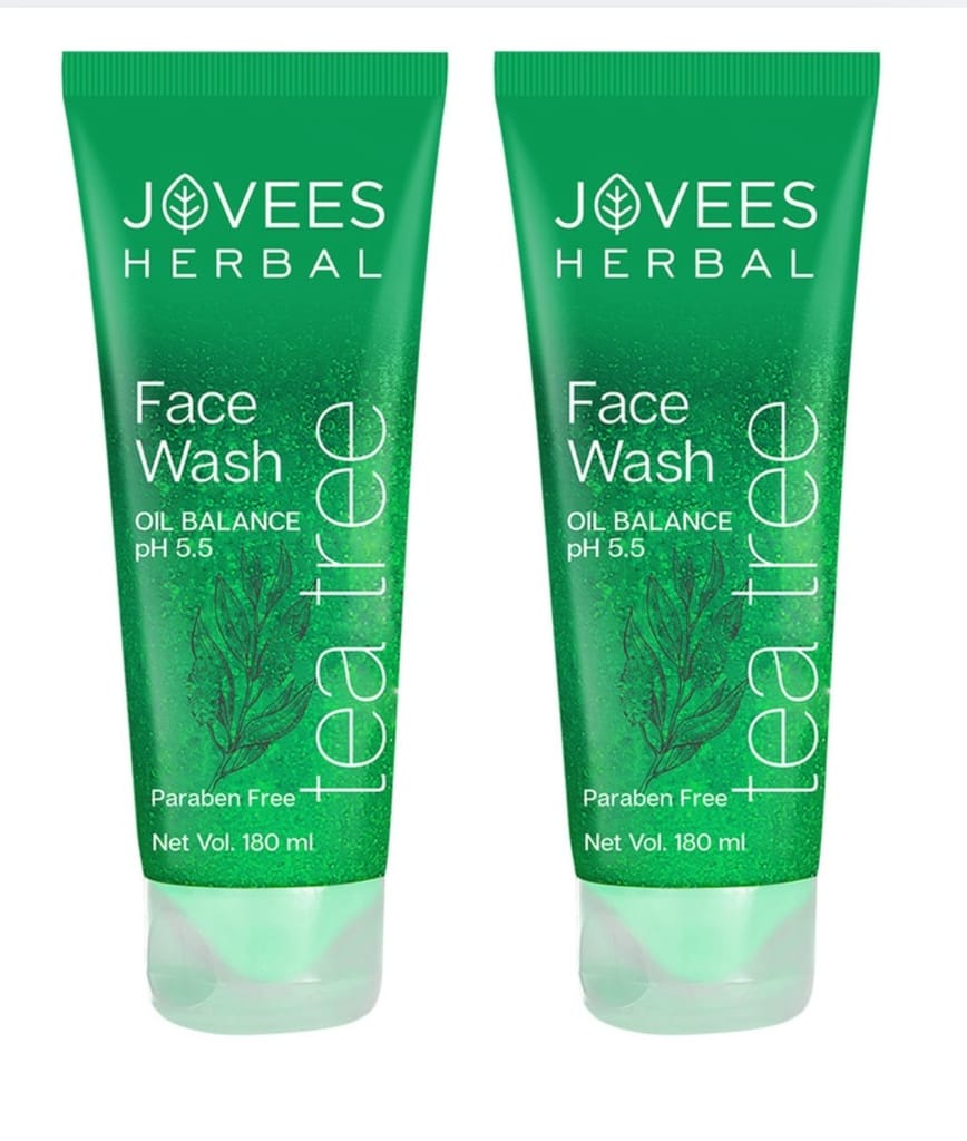 Tea Tree Oil Control Face Wash for Oily & Acne-Prone Skin|| Combo Of 2 Pcs