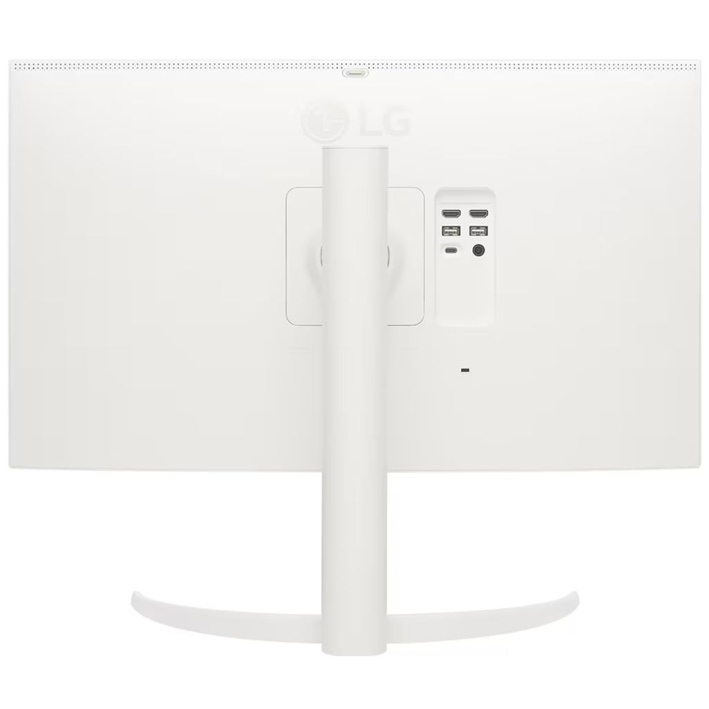 LG 27SR75U Smart Monitor, 27", IPS, 4K, UHD (3840x2160), HDR10, USB Type-C 65W PD, webOS 23, AirPlay Screen Share, Bluetooth, ThinQ App, Built-in Speaker, Height Adjustment, HDMI, USB, White Color view 2