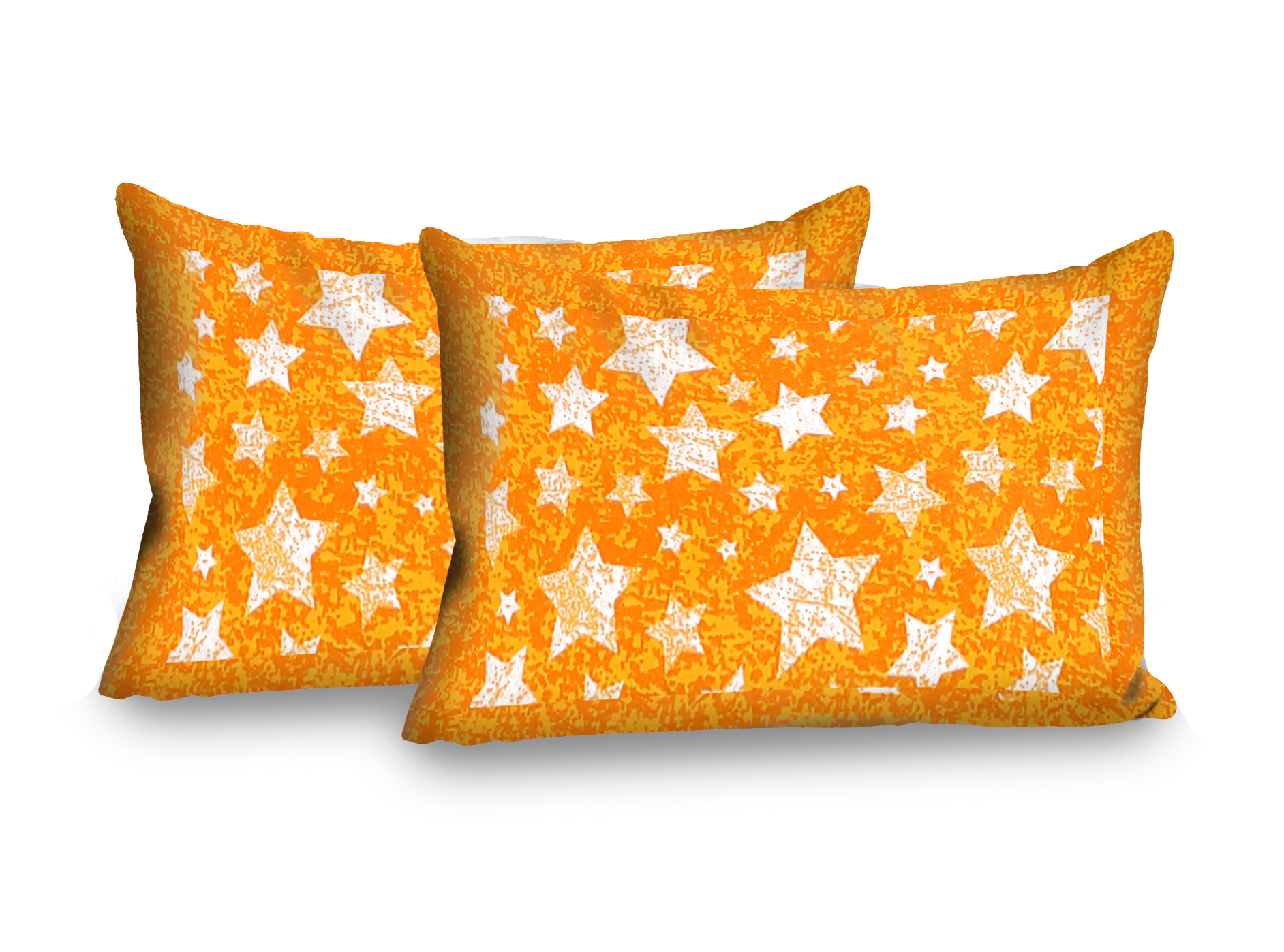 Lali Prints Jaipuri Yellow White Printed Cotton 130 TC Queen Bedsheet 2 Pillow Covers view 2