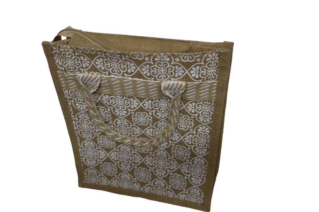 Natural brown jute view 2
