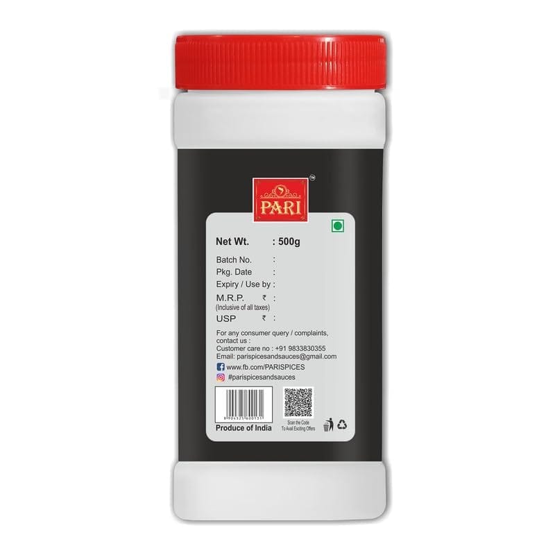 Pari Roasted Cumin Seeds Powder/Bhuna Jeera Powder | ???? ??? ???? ????? | Indian Spice Masala | Zero Additives And Preservatives | 100% pure & natural | Easy to Cook | (Pack of 1 x 500g Jar) view 2