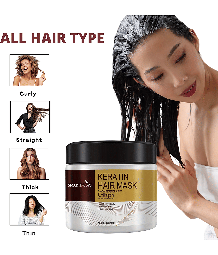 Keratin Shampoo & Keratin Conditioner And Hair Mask Hair Care Combo view 2