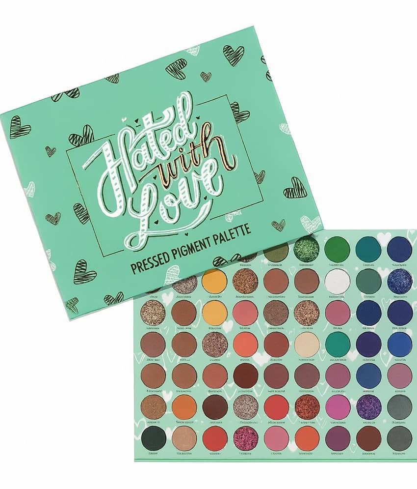 BLUSHIS Beauty Glazed Eyeshadow Palette 60 Colors Mattes Finish High Pigmented Color Palette view 2