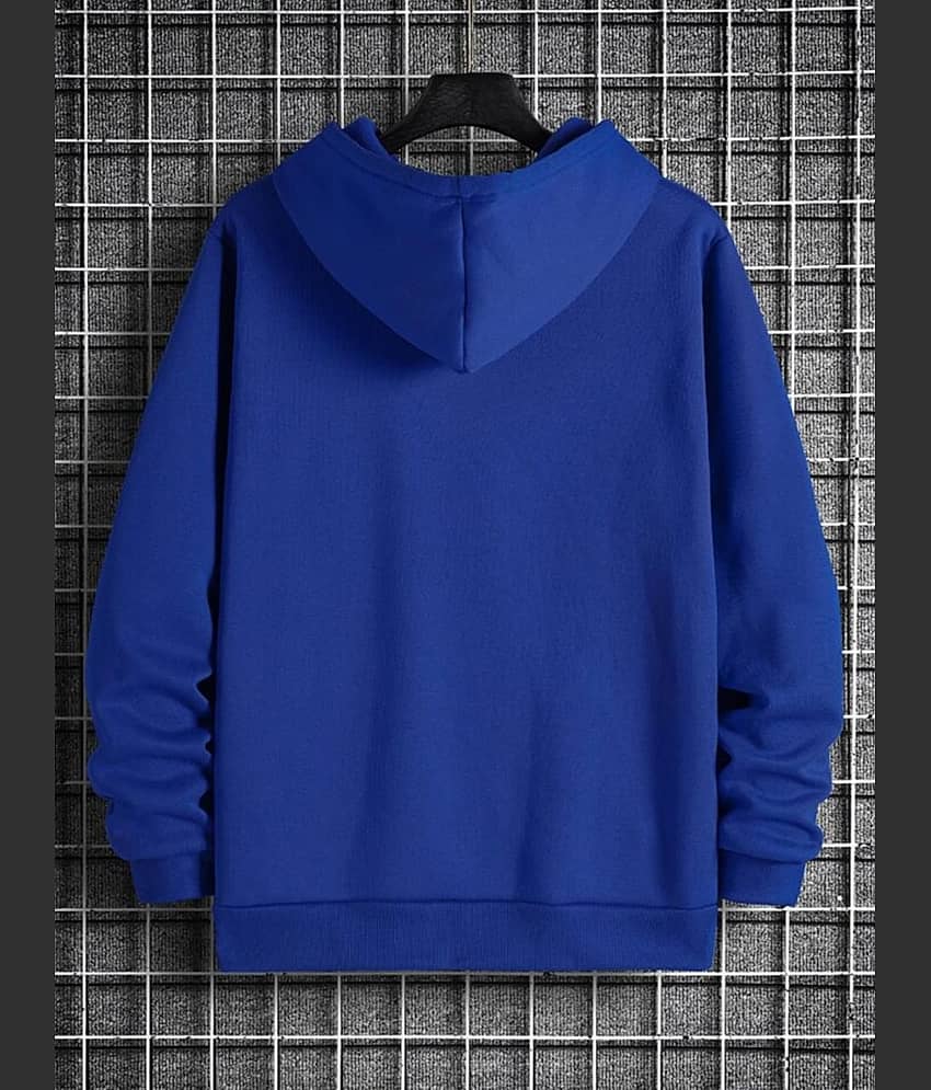 ELBATROSS Fleece Hooded Men's Sweatshirt - Blue ( Pack of 1 ) view 2