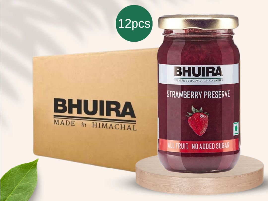 Strawberry Preserve (No Added Sugar Jam) 12 units - 240g/ Each