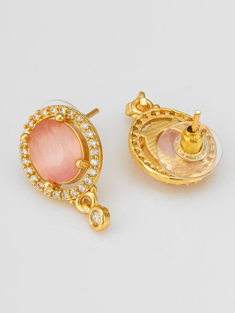 Morison Golden Chain Drop Earrings Bold and Beautiful view 2
