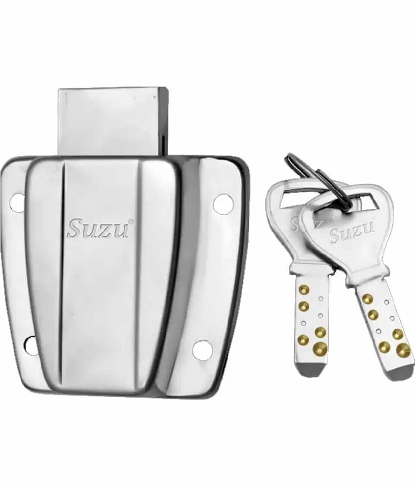 Adison wardrobe lock stainless steel heavy duty set of 1 lock with screws and accessories