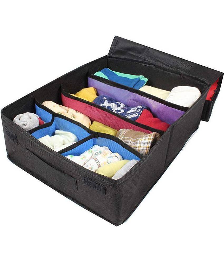 PrettyKrafts Lingerie Organizer | Bra Organiser | Undergarments Storage Box view 2