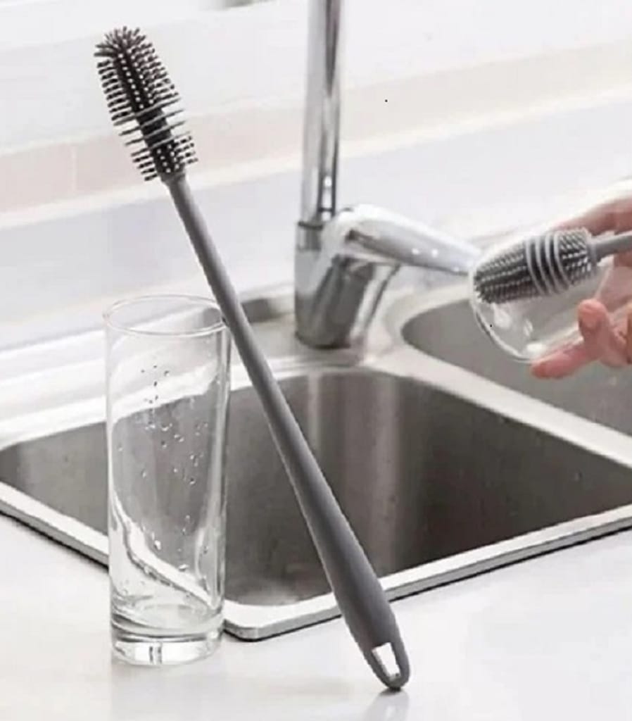 Bottle Cleaning Brush with Handle for Kitchen & Baby Bottles view 2