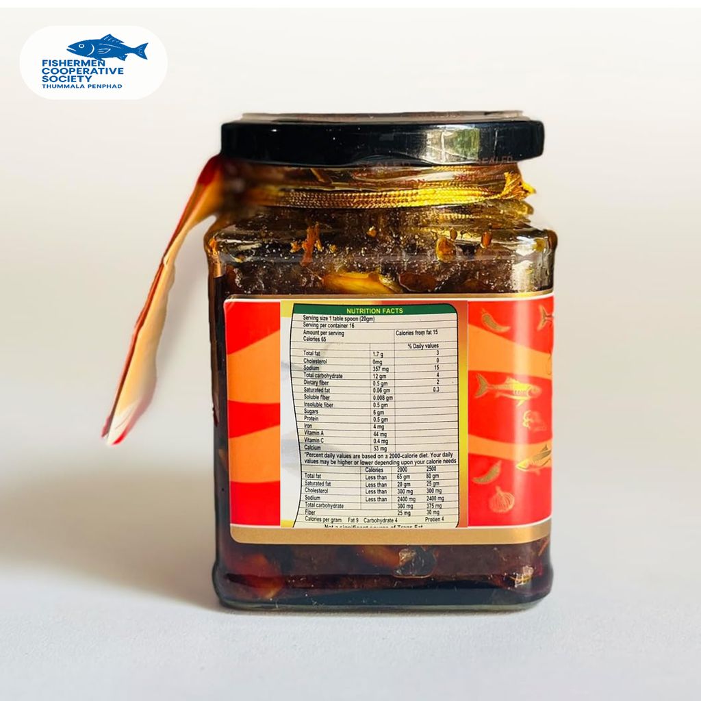 Thummalapenphad Fish Pickle - Authentic Flavor 300gm view 2