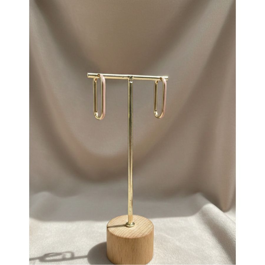 Earrings Minimalist Gold-Tone view 2