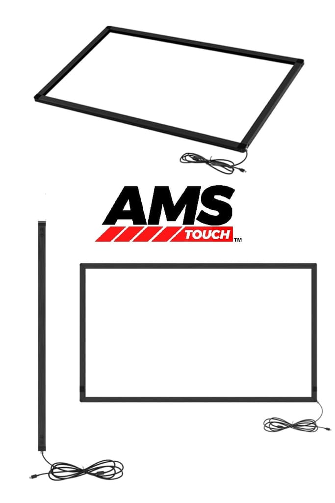 43" AMS Infrared Touchscreen Overlay Without Glass, 40 Finger Multi-Touch Points with Gesture Support, USB-HID Plug & Play view 2