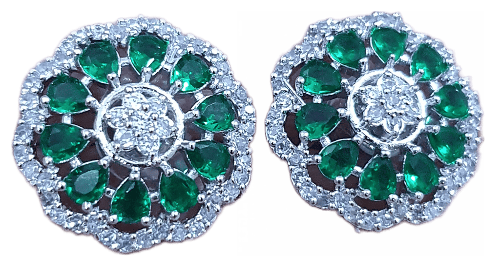 American Diamond Beautiful Studs Earrings view 2
