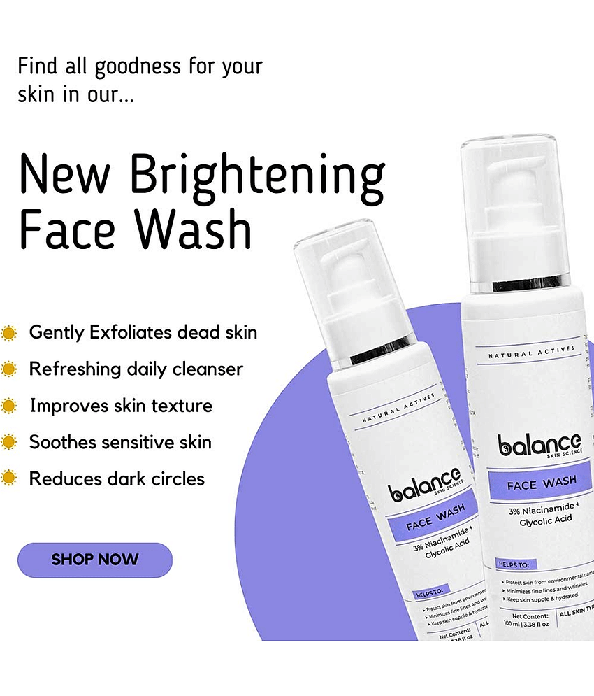 Balance Skin Science - Refreshing Face Wash For All Skin Type ( Pack of 1 ) view 2