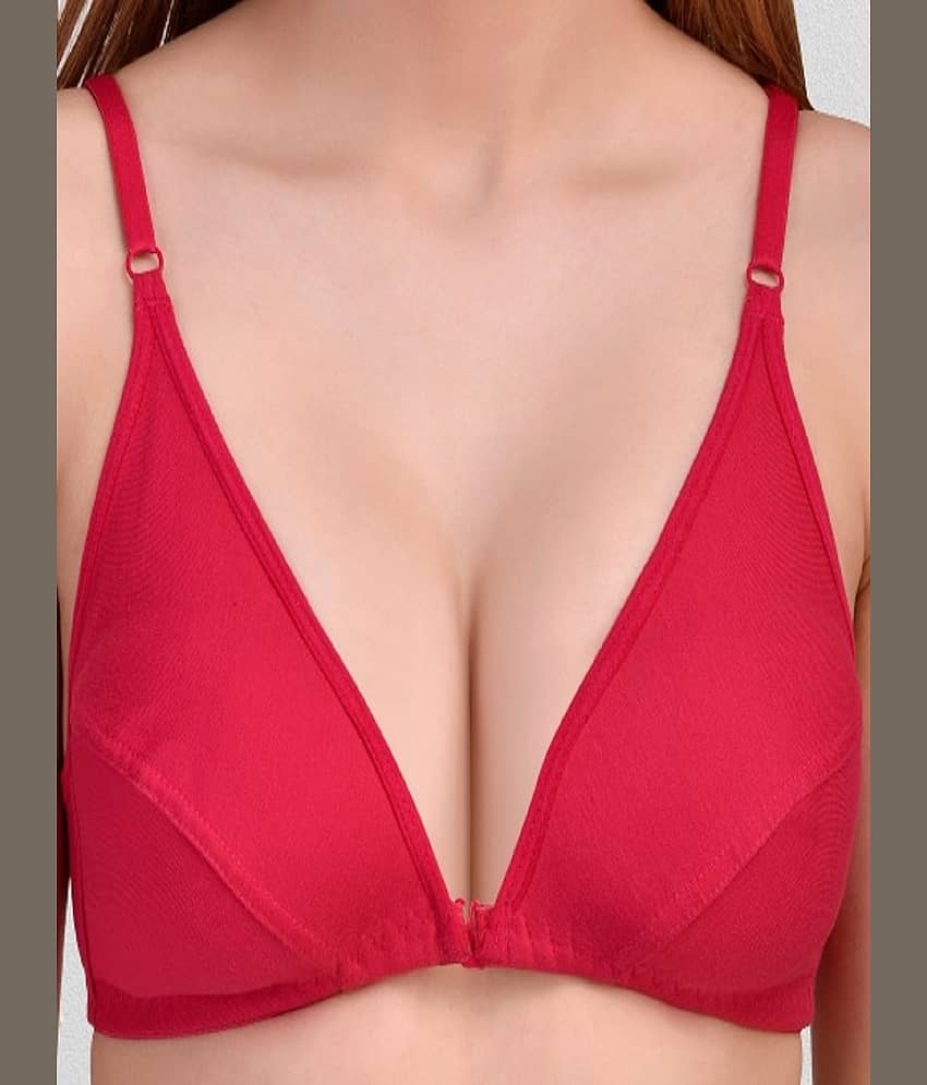 Zourt Pack of 2 Cotton Non Padded Women's Everyday Bra ( Multicolor ) view 2