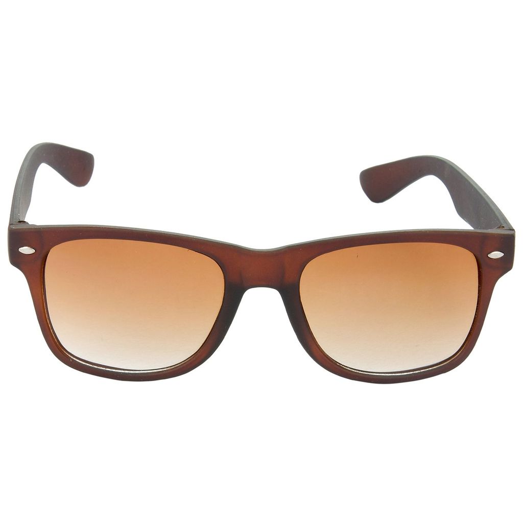 Hrinkar Brown Rectangular Sunglasses Styles Brown Frame Glasses for Men & Women - HRS19 view 2