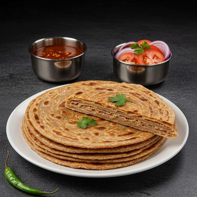 Wheat Lachha Paratha (Layer Paratha)