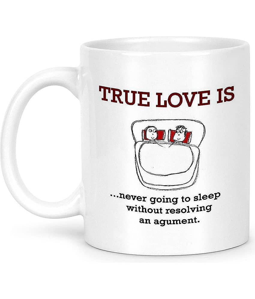 Idream Quote Printed Ceramic Coffee Mug 1 Pcs 330 mL view 2