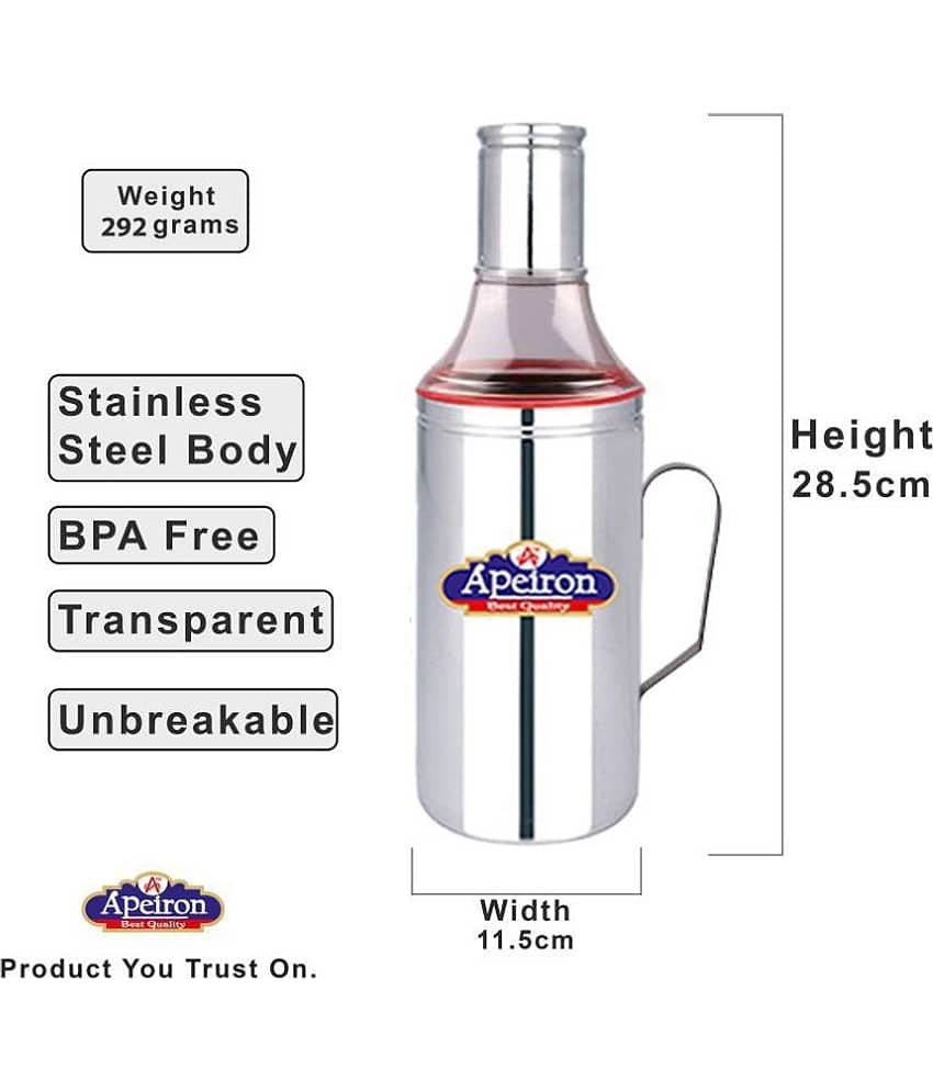 APEIRON Steel Oil Container/Dispenser Set of 1 1000 mL view 2