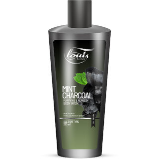 Louis Herbal Mint Charcoal Purifying Refresh Body Wash 250Ml view 2