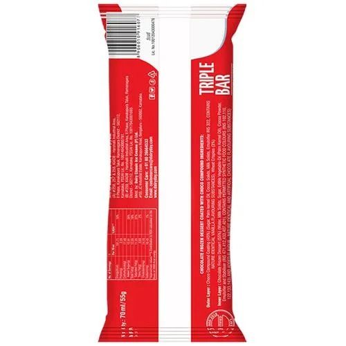 Dairy Day New Triple Bar Choco Stick, Rich & Creamy, 70 ml view 2