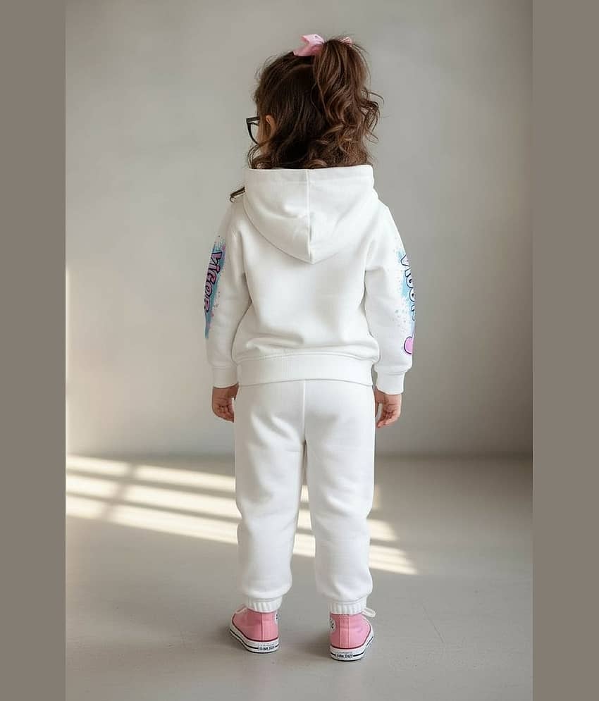 Mullick the designer Pack of 1 Baby Girls Cotton T-shirt & Pants ( White ) view 2