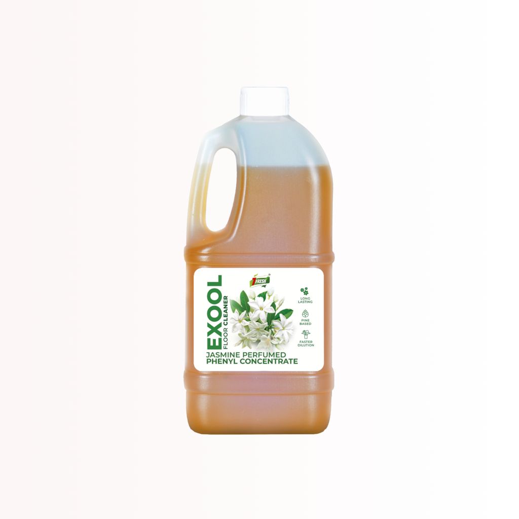 7Fresh Exool Perfumed Phenyl Concentrate Liquid 1 Ltr (MAKES 30 LITTER OF THICK WHITE PHENYL) Floor Cleaner,Pine Based,Long Lasting,Faster Dilution,Phenyl Essence
