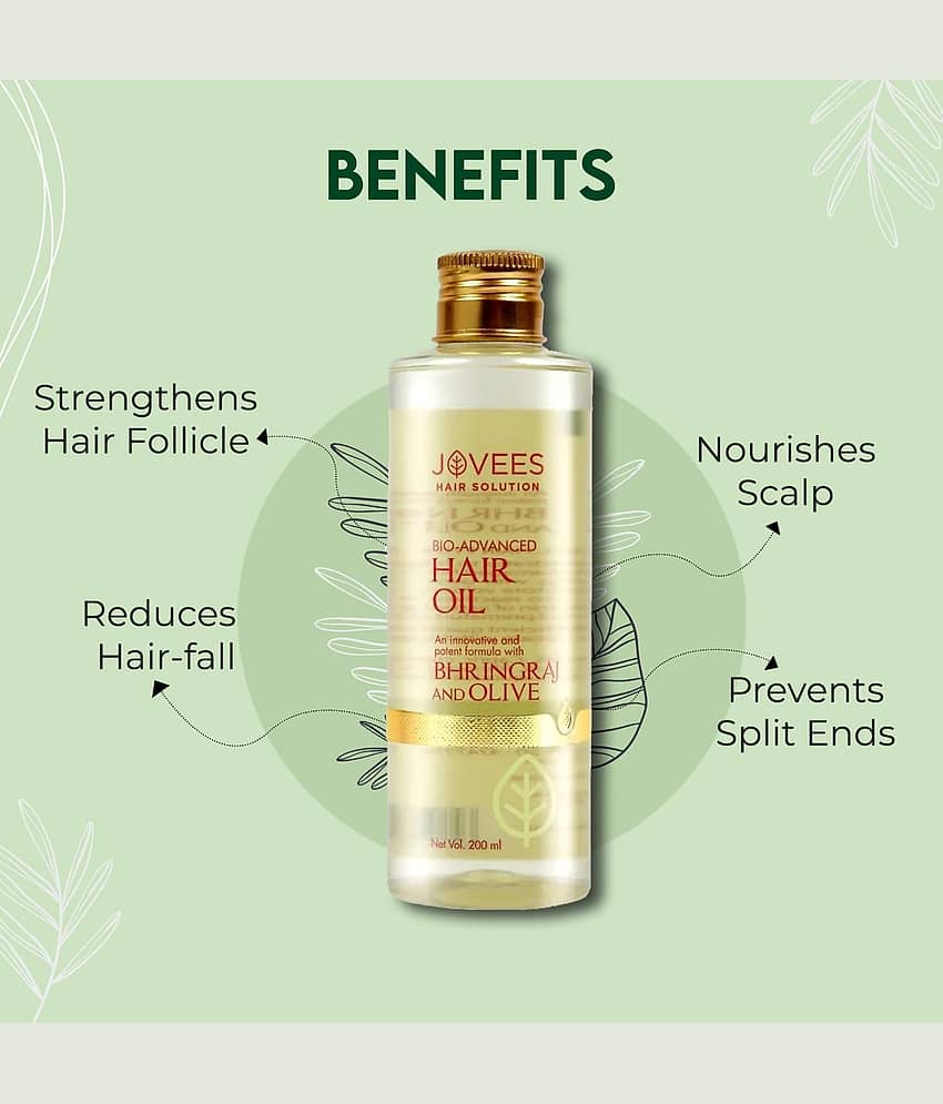 Jovees Herbal Bringraj & Olive Bio- Advanced Hair Oil For Dry & Damaged Hair 100ml, (Pack of 1) view 2