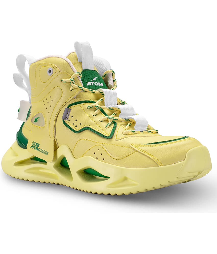 ATOM Chroma Kick Yellow Men's Sneakers view 2
