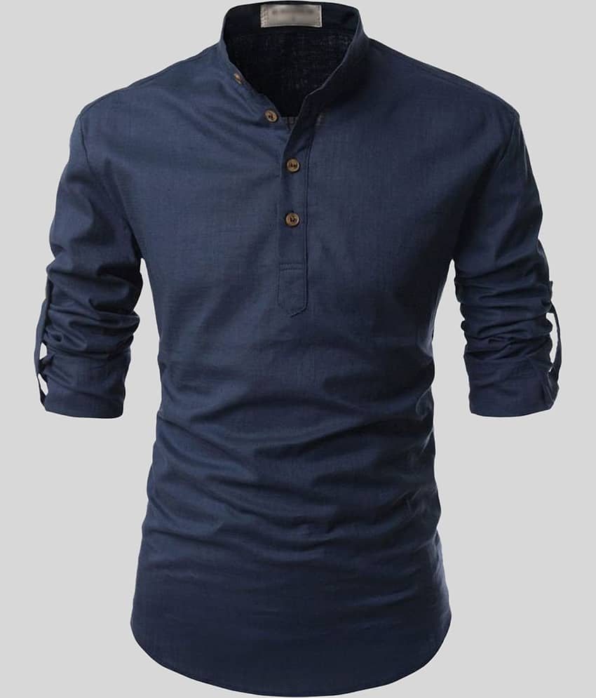 Life Roads - Maroon Cotton Slim Fit Men's Casual Shirt (Pack of 1 )