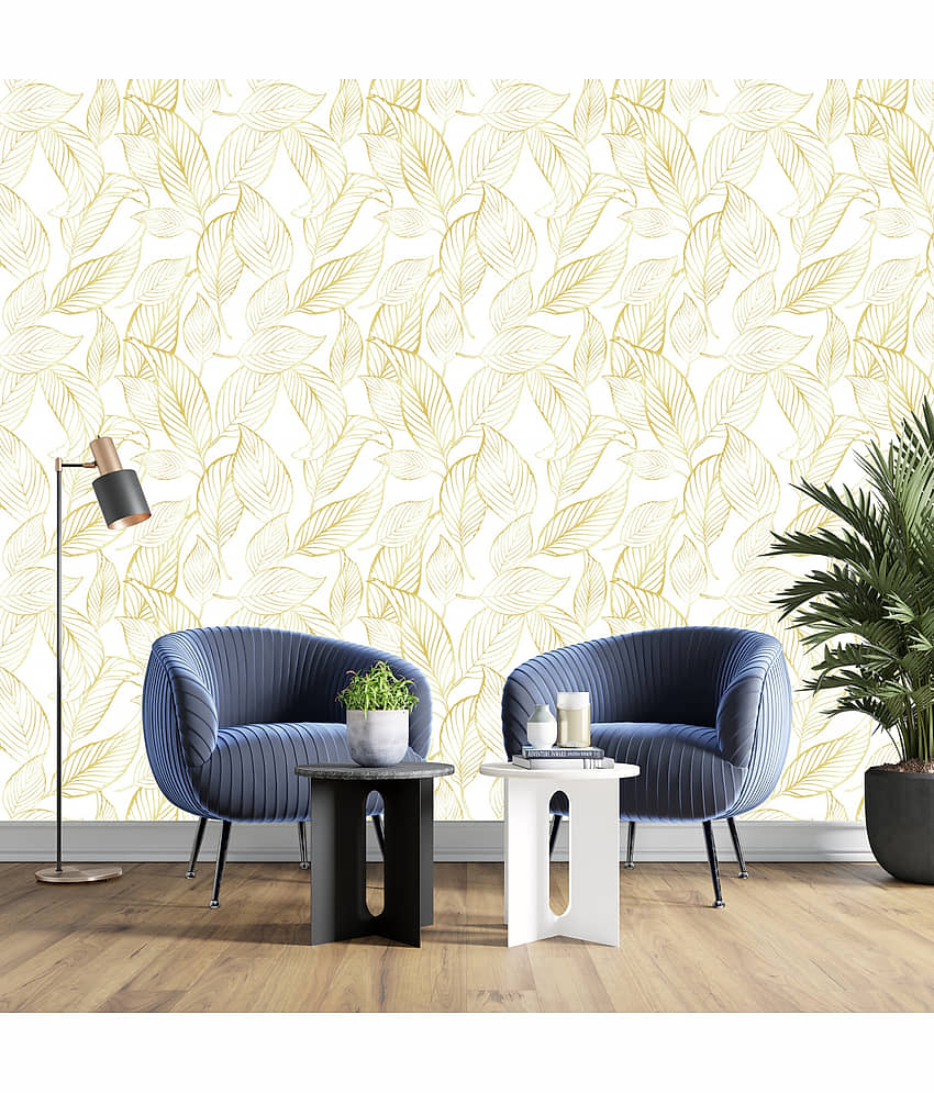 Sekhmet WHITE GOLD PAN Self-Adhesive Wallpaper Waterproof Old Furniture Vinyl Stickers Wooden Door Wardrobe Desktop PVC Wall Papers(60*200) view 2