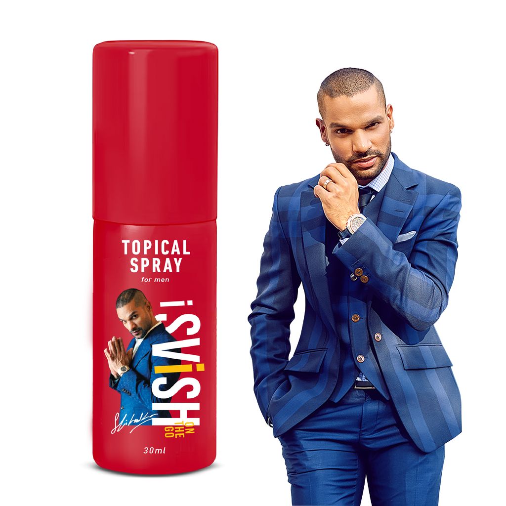 SVISH ON THE GO Topical Non-Transferable Spray For Men 30 Ml (Pack Of 1)