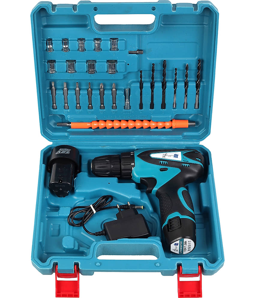 Shopper52 - AUTO-DRLTOOL-01-nw2 250W 10mm Cordless Drill Kit view 2