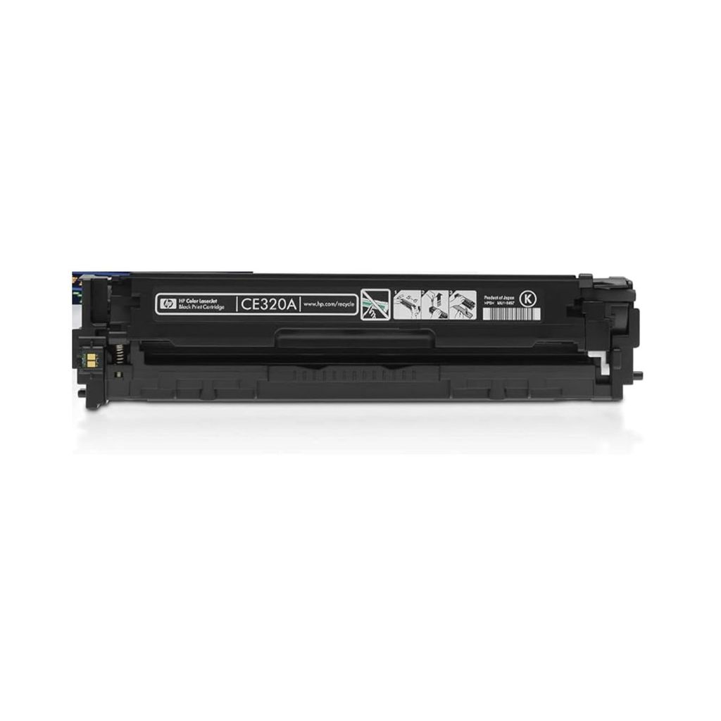 HP 128A Black Original LaserJet Toner Cartridge (CE320A) view 2