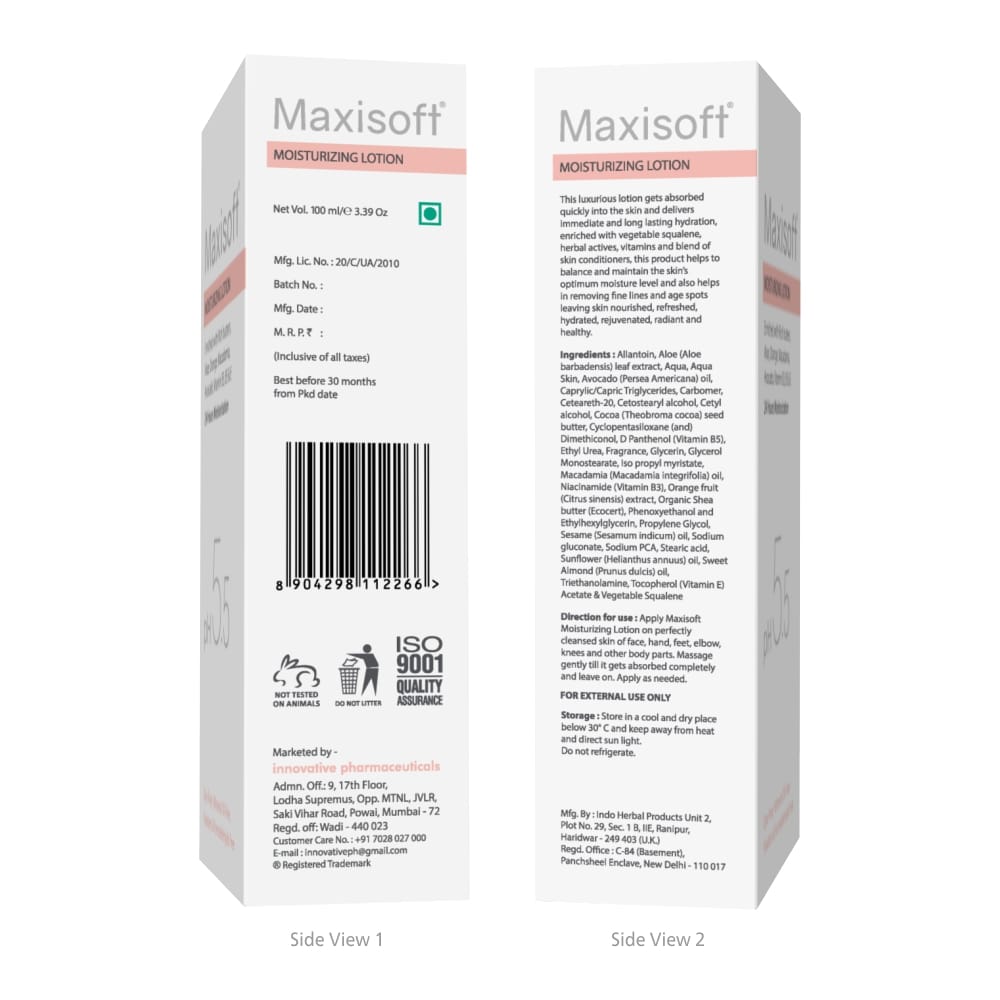 Maxisoft Moisturizing Lotion 100 ml view 2