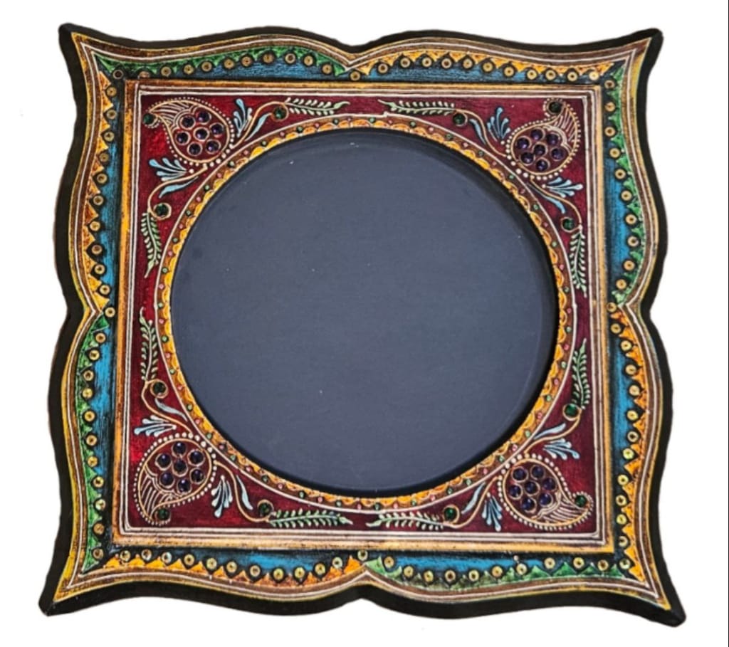 Handpainted Wall Frame (Size 35x35x3 cm)