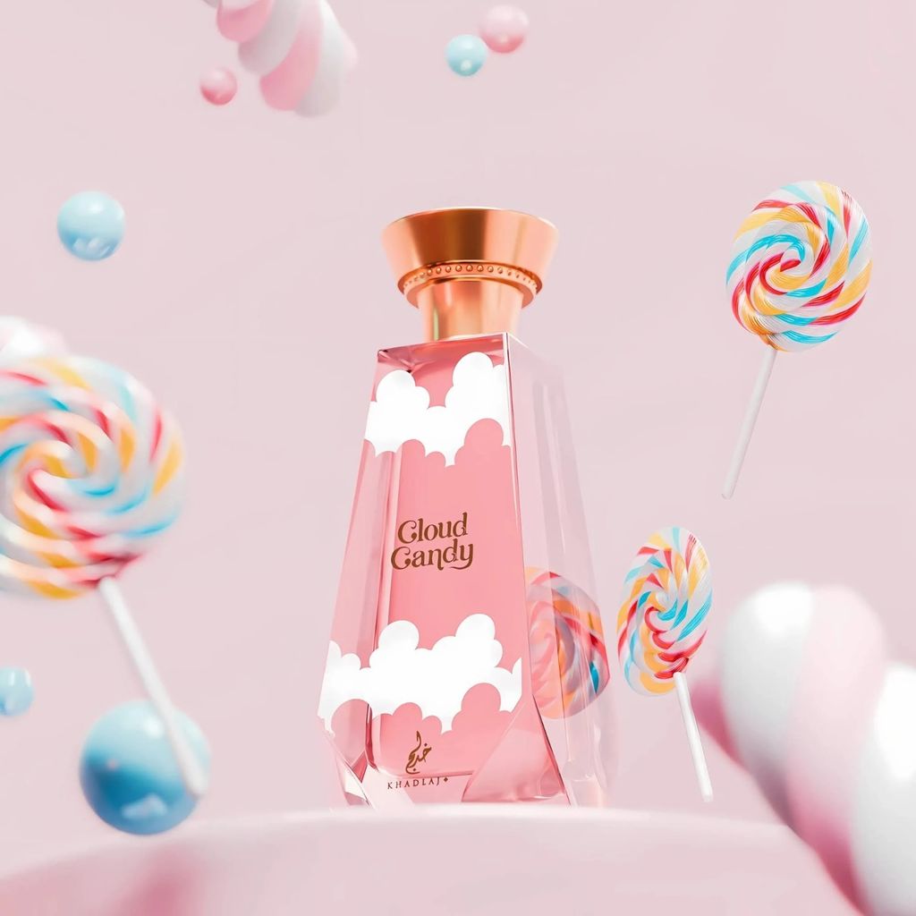 Khadlaj Cloud Candy Extrait de Parfum 100ml | Intense Sweet & Floral Perfume for Women view 2
