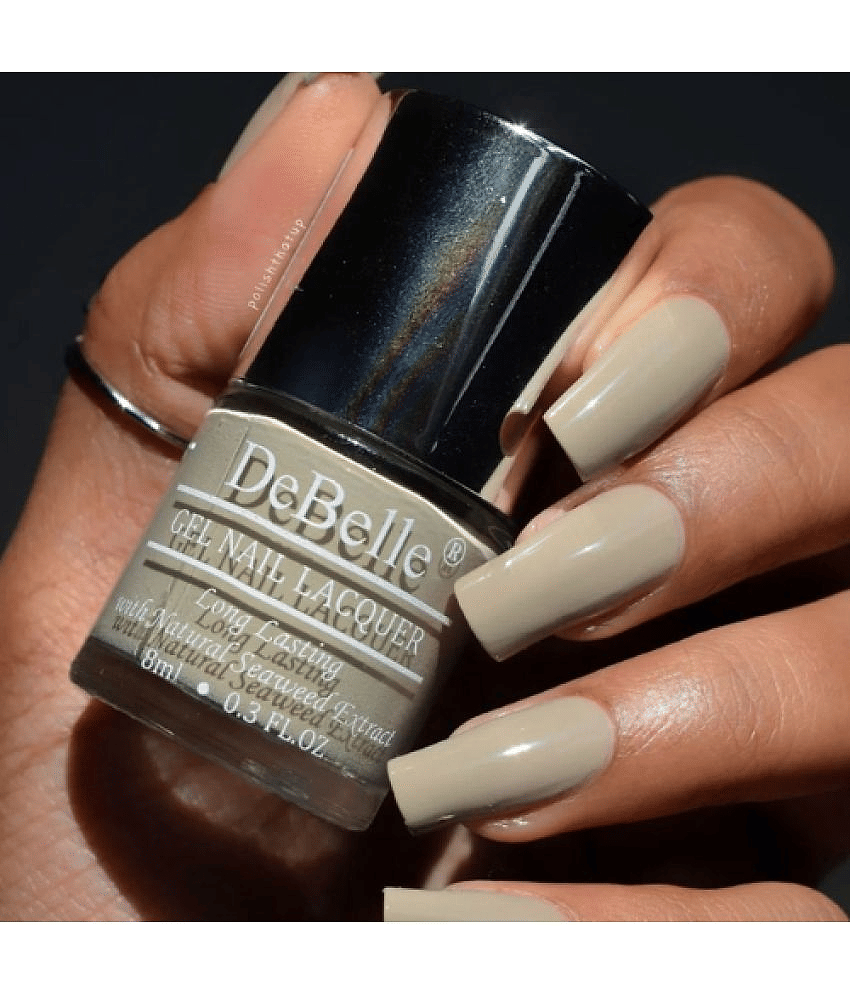 DeBelle Grey Glossy Nail Polish 8 ( Pack of 1 ) view 2